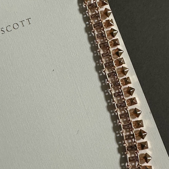 NWT Kendra Scott Oscar Rose Gold Choker Necklace - Picture 9 of 10